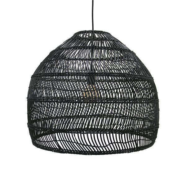 Lampe Wicker Ball Schwarz - Medium - HKliving