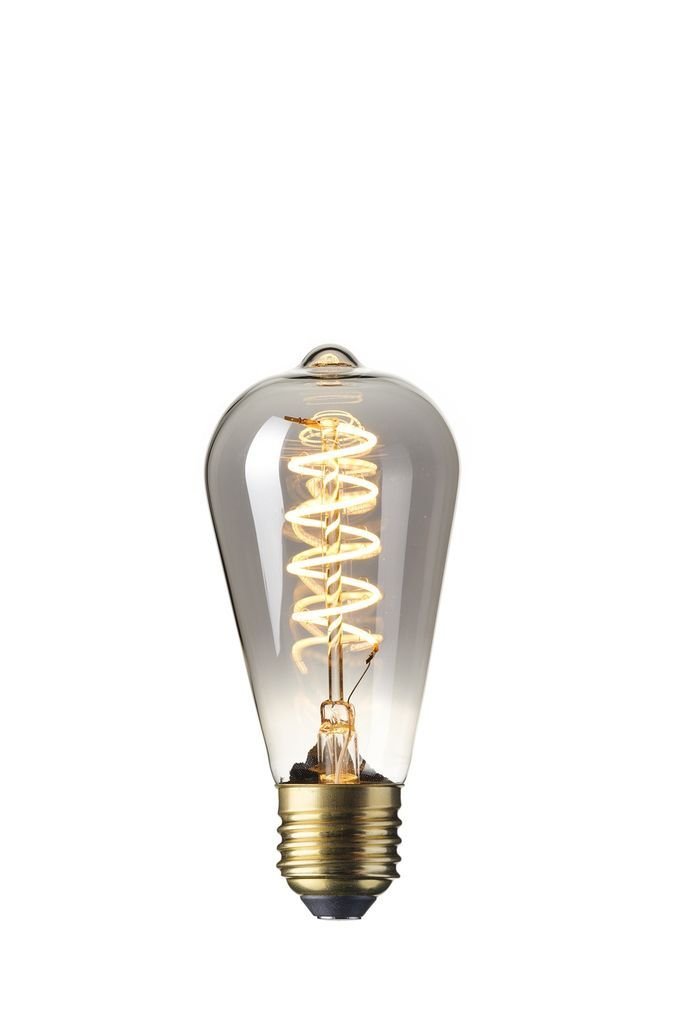 LED Dimmbar Titanium Rustik Lamp 136lm E27 - Calex