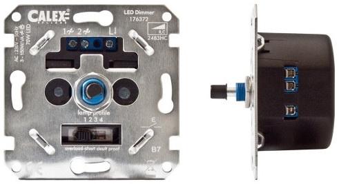 LED Dimmer 230V Einbau - Drehdimmer - Calex