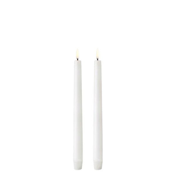 LED Stabkerzen in 2er Set, Nordic white - Uyuni