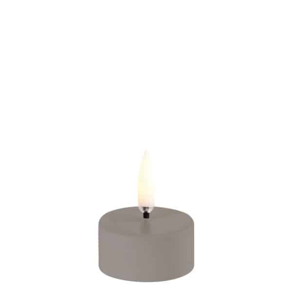LED Teelicht 400~, Sandstone wax, Smooth, Ø 4 x 2,5 cm - Uyuni