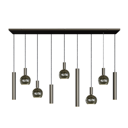 4325 - Riva Pendelleuchte gerade 170cm - 9 Lichter