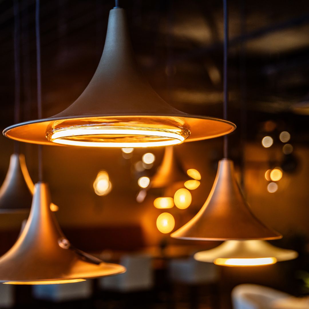 6720 - Arezzo Pendelleuchte rund Ø50cm Platinum - 5 Lichter