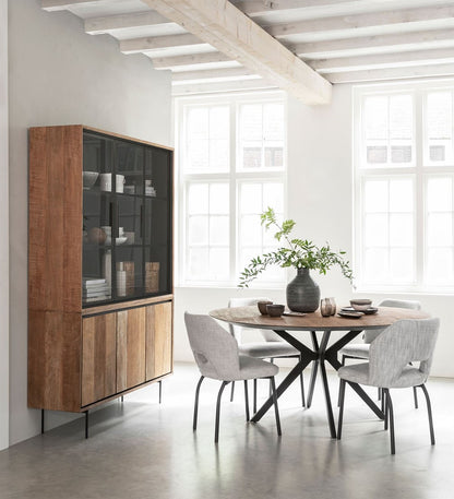 Metropole Vitrinenschrank medium