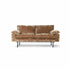 Retro Sofa 2-Sitzer Samt Altgold - HKliving