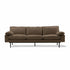 Retro Sofa 4-Sitzer Braun - HKliving