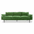 Retro Sofa 4-Sitzer Samt Grün - HKliving