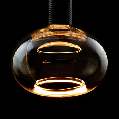 Floating LED Oval 200 gold