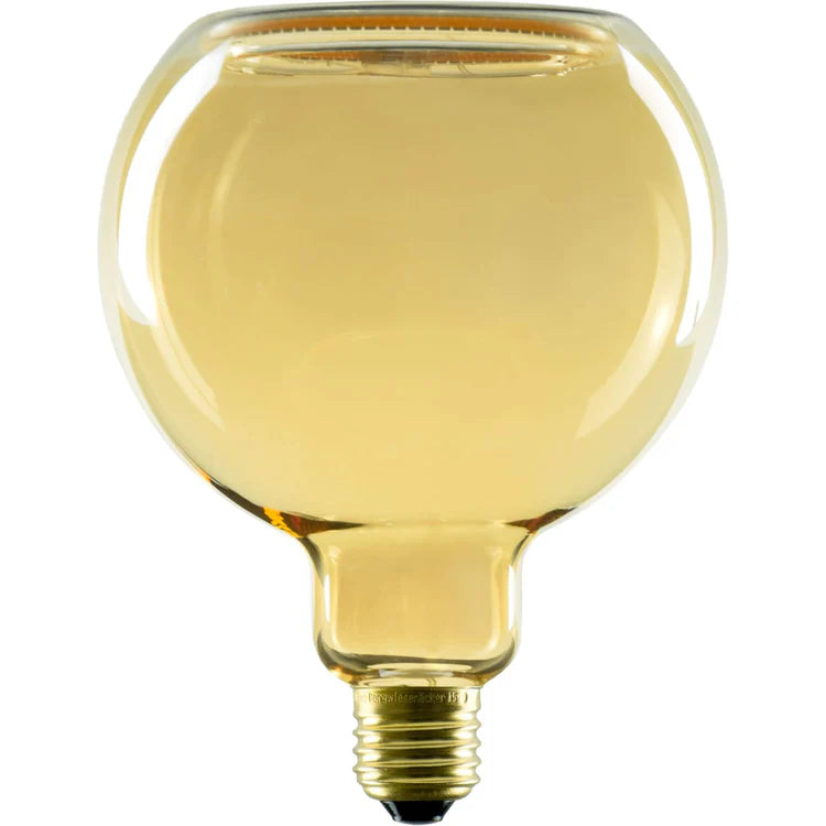 Floating LED Globe 125 gold