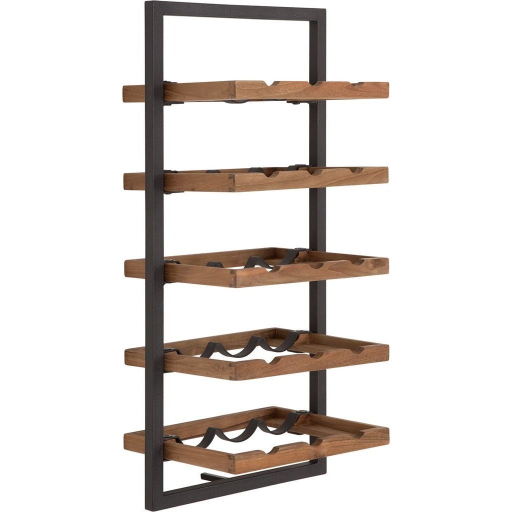 Shelfmate Weinregal E, Teakholz - d-Bodhi