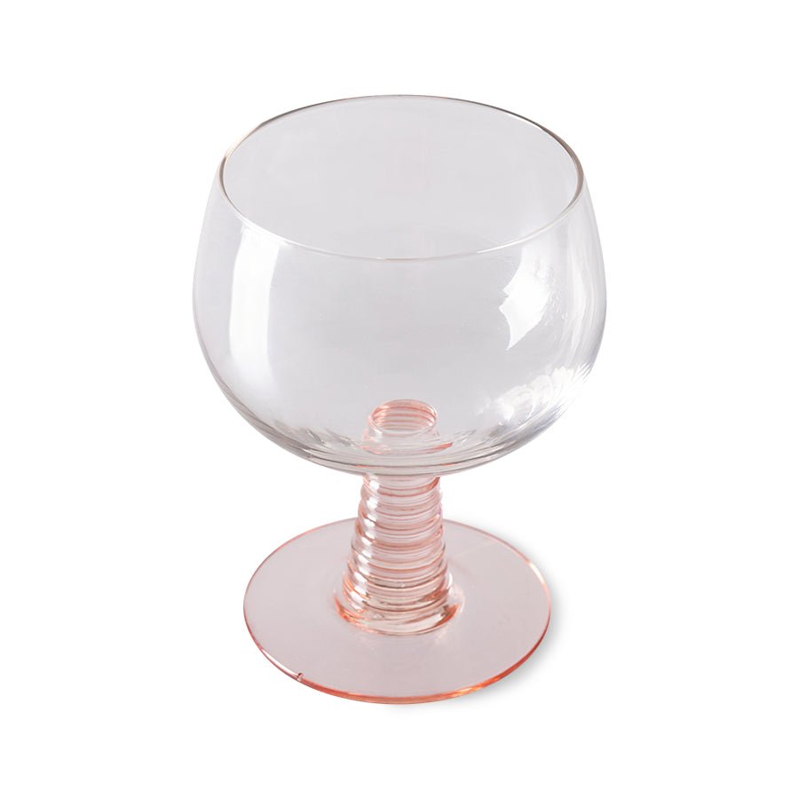 Swirl Weinglas Nude - HKliving