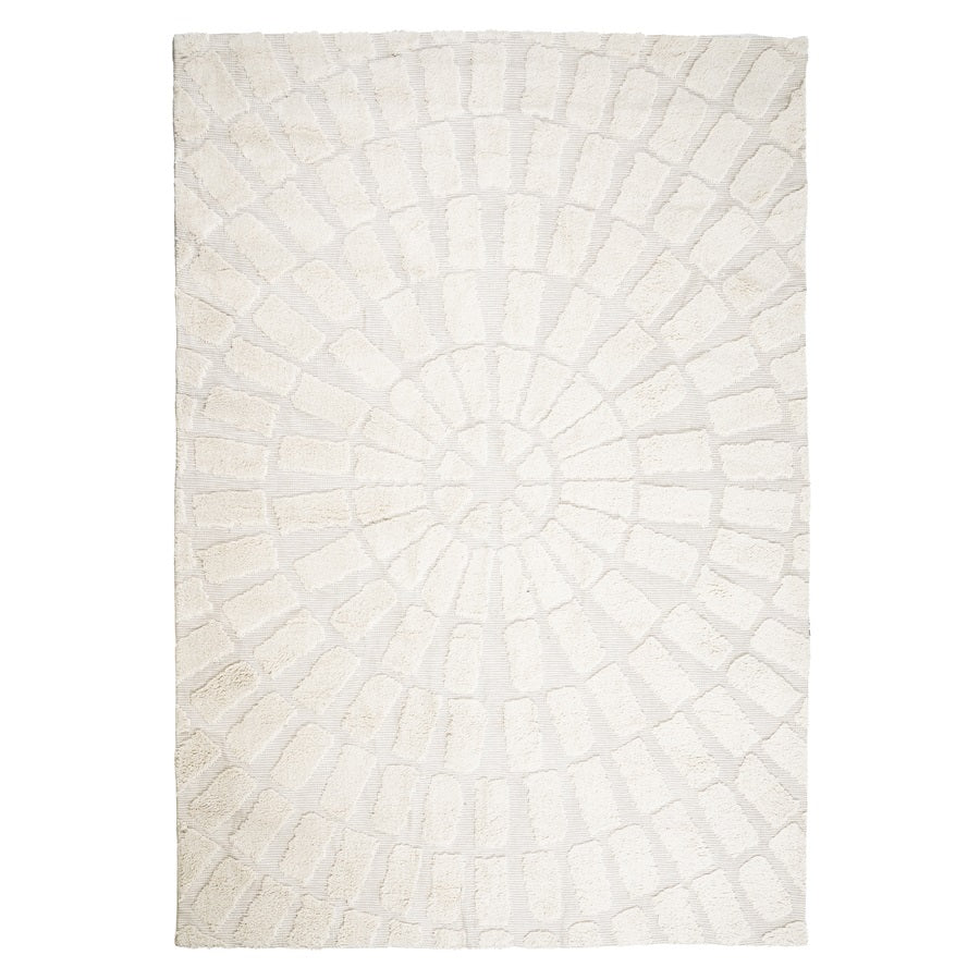 Teppich Sunburst 160x230 cm - off-white - By-Boo