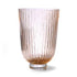 Vase Rib peach, Glas - Bloomingville