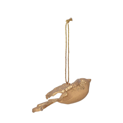 Vogel Ornament gold - Bloomingville