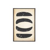 Wandbild Kyoto small - black - By-Boo