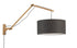 Wandleuchte Andes naturel/dunkelgrau L - Good&Mojo