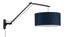 Wandleuchte Andes schwarz/blue denim L - Good&Mojo