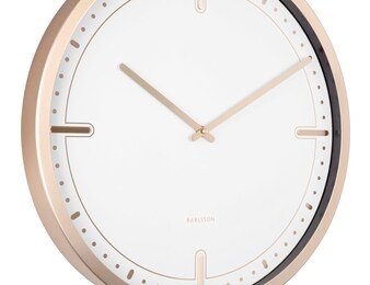 Wanduhr Dots &amp; Batons weiß - Karlsson