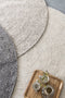 Teppich Pebble Rund Ivory - Bodilson