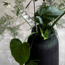 Vase Groove Schwarz - House Doctor