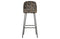 Barstuhl Vogue Sam Aquarel Flower schwarz hoch - BePureHome