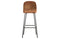 Barstuhl Vogue Leder Cognac hoch - BePureHome