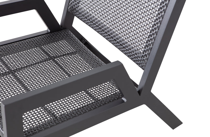 Sessel Pem Aluminium Schwarz - Woood