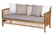 Gartenbank Bambus inkl. Kissen - Exotan