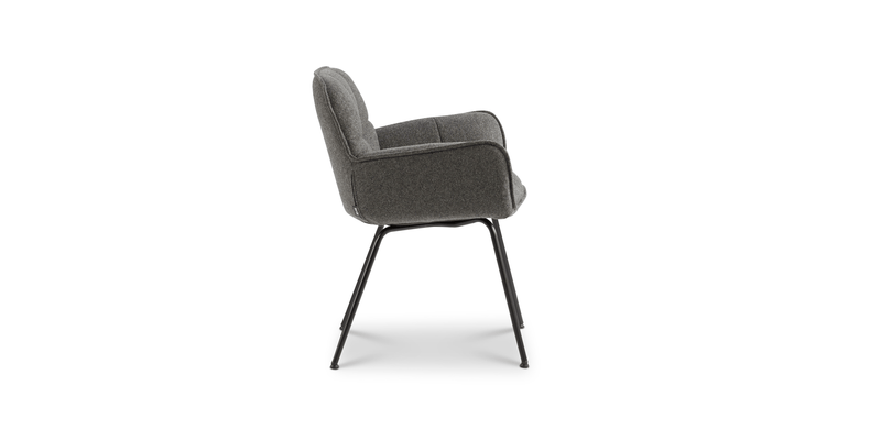 Stuhl Doris - New Wool Anthrazit - Dyyk
