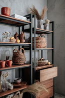 Bücherschrank Fendy Offene Regale 2 Türe - d-Bodhi