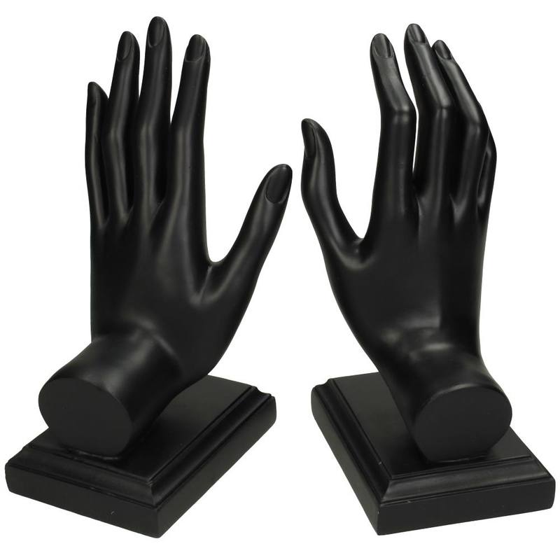 Buchständer Hand schwarz Set v.2 - My Dutch Living Room