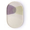 Gallery Ceramics: Ovaler Teller grün / lila, 33x20 cm - HKliving