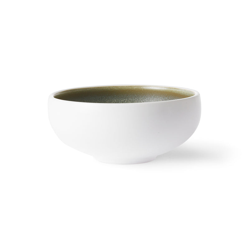 Heimkoch Keramik: Schüssel weiß / grün - HKliving