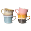 70's Ceramics: Cappuccino Tassen Set v. 4 Meteor - HKliving