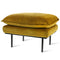 Retro Hocker Samt Ocker - HKliving