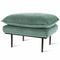 Retro Hocker Samt Minze - HKliving