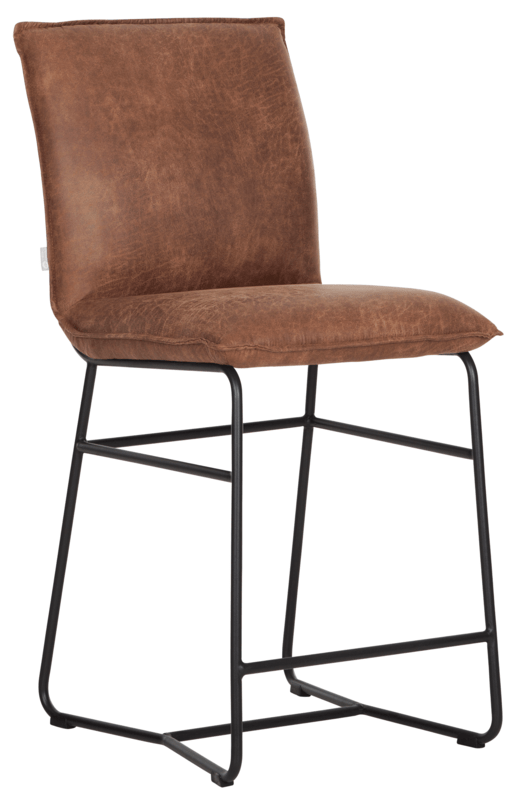 Barstuhl Delaware kochinselhöhe Cognac-DTP Home-My Dutch Living Room GmbH