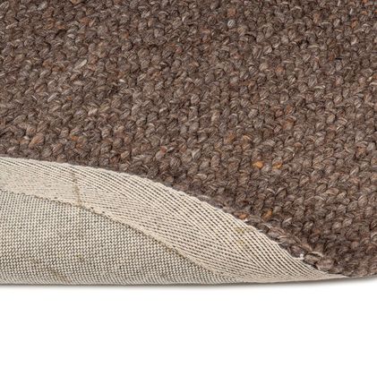 Teppich Pebble Rund Coffee - Bodilson