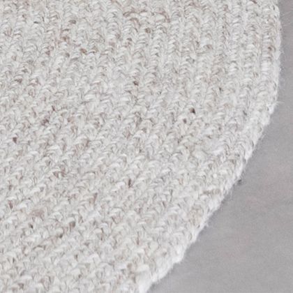 Teppich Pebble Rund Ivory - Bodilson