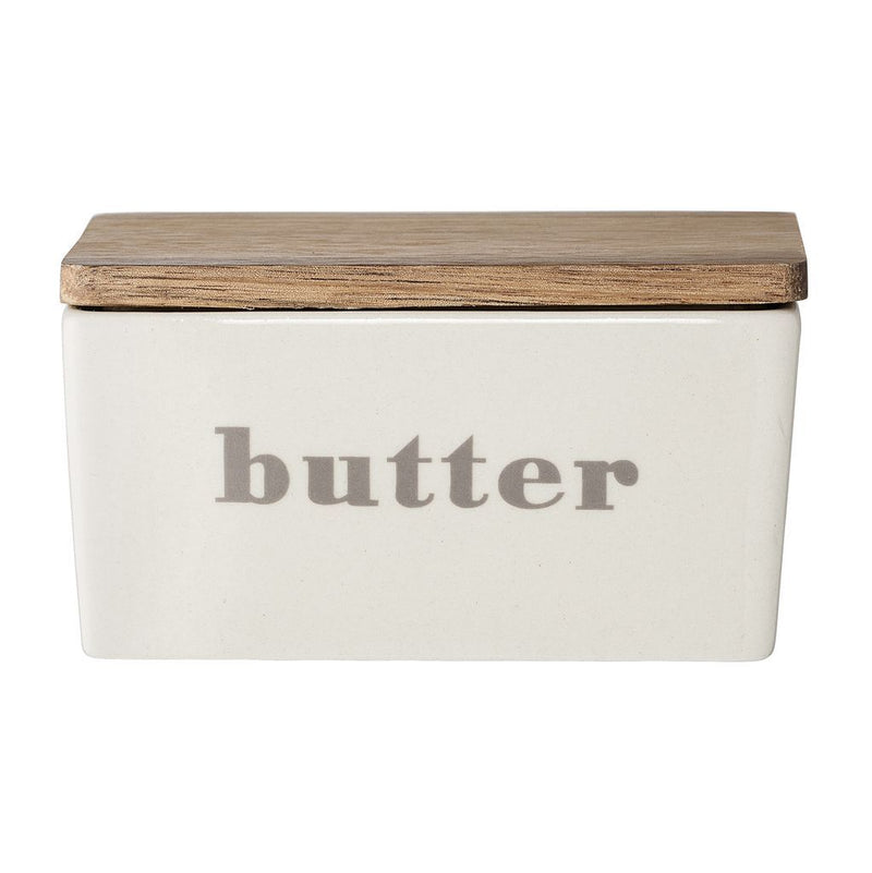 Butterdose mit Bambus Deckel-Bloomingville-My Dutch Living Room GmbH