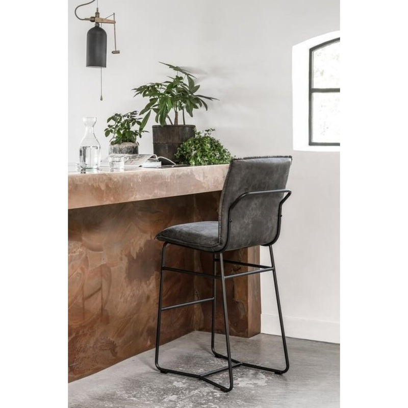 Barstuhl Delaware kochinselhöhe Cognac - DTP Home