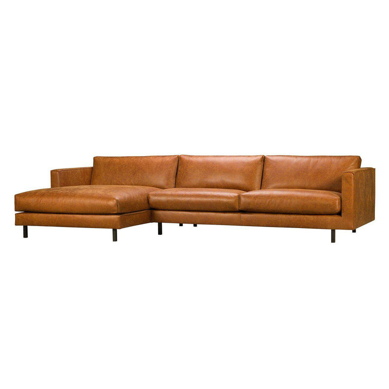 Ecksofa Chili Microleder Cinnamon Links Bodilson-Bodilson-My Dutch Living Room GmbH