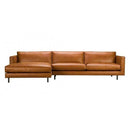 Ecksofa Chili Microleder Cinnamon Links Bodilson-Bodilson-My Dutch Living Room GmbH