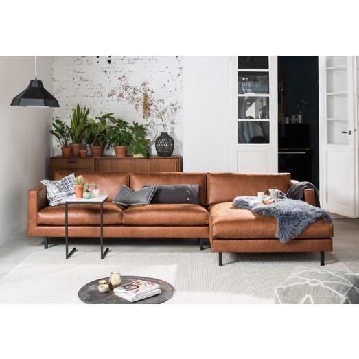 Ecksofa Chili Microleder Cinnamon Rechts Bodilson-Bodilson-My Dutch Living Room GmbH