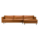 Ecksofa Chili Microleder Cinnamon Rechts Bodilson-Bodilson-My Dutch Living Room GmbH