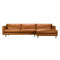 Ecksofa Chili Microleder Cinnamon Rechts Bodilson-Bodilson-My Dutch Living Room GmbH