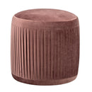 Faltenhocker Rose Polyester-Bloomingville-My Dutch Living Room GmbH