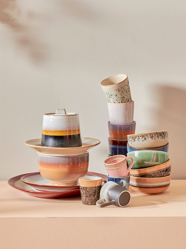 70's Ceramics: Espresso Lava, 80 ml - HKliving