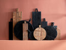 Brotbrett Round Schwarz M - HKliving