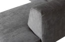 Brush Ecksofa rechts Samt Schiefergrau - vt Wonen